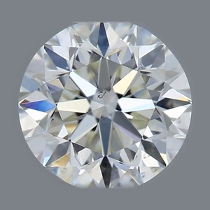 Round diamond — real photo