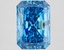 3.67 Ct. Fancy Vivid Blue Radiant Lab Grown Diamond