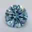 3.00 Ct. Fancy Vivid Blue Round Lab Grown Diamond