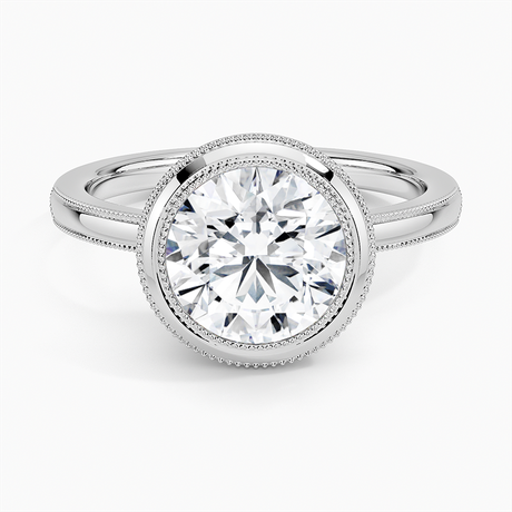 Platinum Blair Bezel Ring