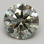 0.99 Ct. Fancy Intense Green Round Lab Grown Diamond