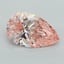 1.53 Ct. Fancy Vivid  Pink Pear Lab Grown Diamond