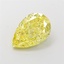 3.01 Ct. Fancy Intense  Yellow Pear Lab Grown Diamond
