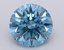2.06 Ct. Fancy Vivid Blue Round Lab Grown Diamond