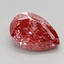1.27 Ct. Fancy Vivid Pink Pear Lab Grown Diamond