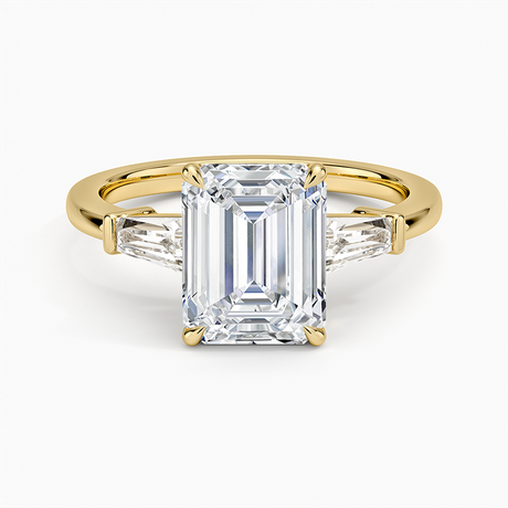 18K Yellow Gold Symphony Three Stone Diamond Ring (1/2 ct. tw.)