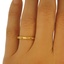 The Vassia Ring, smalltop view on a hand