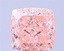 4.15 Ct. Fancy Intense Pink Cushion Lab Grown Diamond