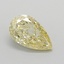 1.75 Ct. Fancy  Yellow Pear Lab Grown Diamond