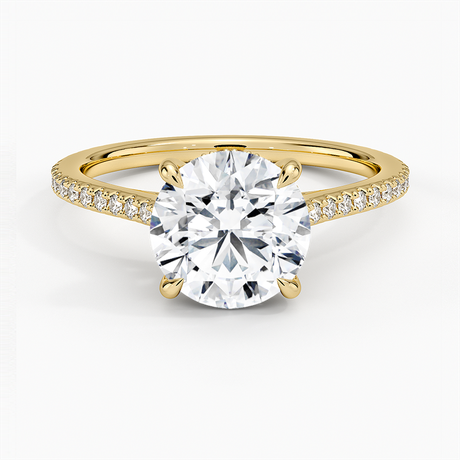 18K Yellow Gold Luxe Lissome Diamond Ring (1/5 ct. tw.)