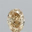 0.93 Ct. Fancy Intense Yellow Oval Lab Grown Diamond