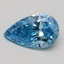 0.55 Ct. Fancy Vivid Blue Pear Lab Grown Diamond