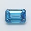 1.70 Ct. Fancy Vivid Blue Emerald Lab Grown Diamond