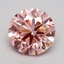 1.70 Ct. Fancy Intense Pink Round Lab Grown Diamond
