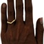 The Renda Ring, smallzoomed in top view on a hand
