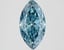 1.52 Ct. Fancy Vivid Blue Marquise Lab Grown Diamond