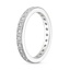 18K White Gold Bellevue Art Deco Diamond Ring, smallside view