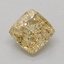 1.11 Ct. Fancy Intense Yellow Cushion Lab Grown Diamond
