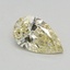 0.54 Ct. Fancy Yellow Pear Lab Grown Diamond