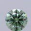 1.00 Ct. Fancy Vivid Green Round Lab Grown Diamond