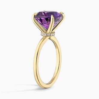 Berry Burst Amethyst and Diamond Cocktail Ring