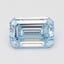 4.04 Ct. Fancy Intense Blue Emerald Lab Grown Diamond