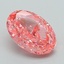 1.22 Ct. Fancy Vivid Pink Oval Lab Grown Diamond