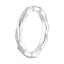 18K White Gold Petite Twisted Vine Eternity Diamond Ring (1/5 ct. tw.), smallside view
