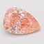2.50 Ct. Fancy Vivid Pink Pear Lab Grown Diamond