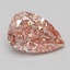 5.48 Ct. Fancy Vivid Pink Pear Lab Grown Diamond