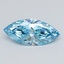 4.00 Ct. Fancy Vivid  Blue Marquise Lab Grown Diamond