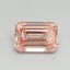 3.02 Ct. Fancy Vivid Pink Emerald Lab Grown Diamond