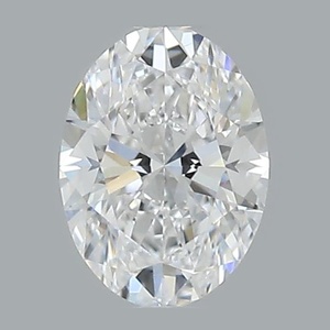 Oval diamond — real photo