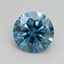 2.16 Ct. Fancy Vivid Blue Round Lab Grown Diamond