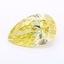 0.99 Ct. Fancy Intense Yellow Pear Lab Grown Diamond