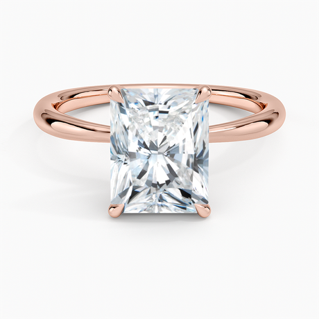 14K Rose Gold Freesia 2mm Solitaire Ring