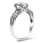 The Caitlyn Ring, smalltop view on a hand
