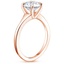 14K Rose Gold Muse Ring, smallside view