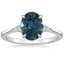Platinum Aria Three Stone Diamond Ring (1/10 ct. tw.), smalltop view
