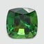 8.1mm Unheated Green  Cushion   Tourmaline