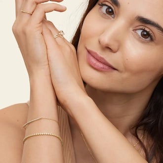 7 in. Certified Lab Grown Diamond Tennis Bracelet