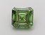 2.0 Ct. Fancy Vivid Green Asscher Lab Grown Diamond