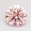 1.10 Ct. Fancy Pink Round Lab Grown Diamond