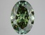 4.01 Ct. Fancy Vivid Green Oval Lab Grown Diamond