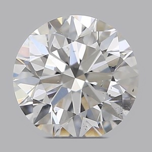 Round diamond — real photo
