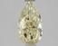 1.05 Ct. Fancy Light  Yellow Pear Lab Grown Diamond
