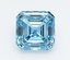 2.52 Ct. Fancy Vivid  Blue Asscher Lab Grown Diamond