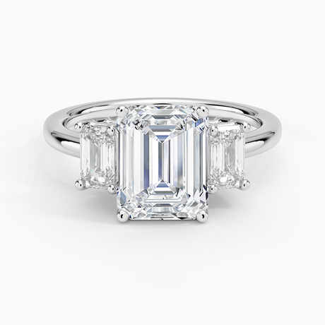Luxe Rhiannon Three Stone Diamond Ring - Brilliant Earth