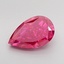 1.63 Ct. Fancy Vivid Pink Pear Lab Grown Diamond