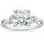 18K White Gold Willow Diamond Ring (1/8 ct. tw.), smalltop view